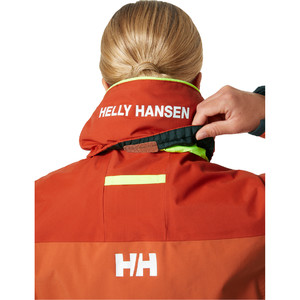 2023 Helly Hansen Para Mujer Pier 3.0 Chaqueta De Vela 34177 - Terracota